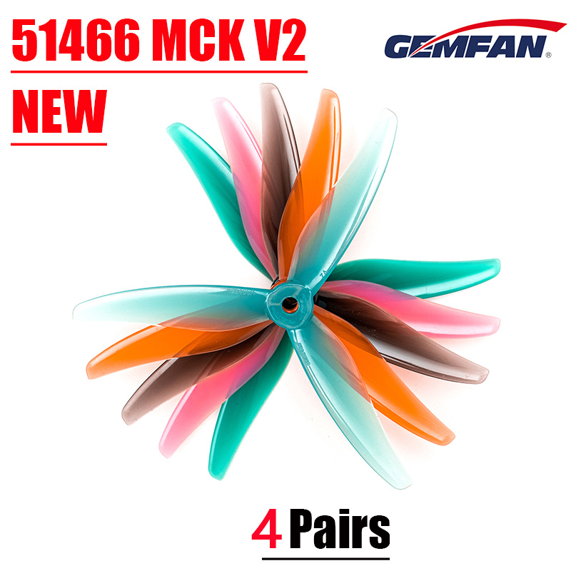 4 пары GEMFAN 51466 MCK 5-дюйм – обзор и цена Drone Battery Strap