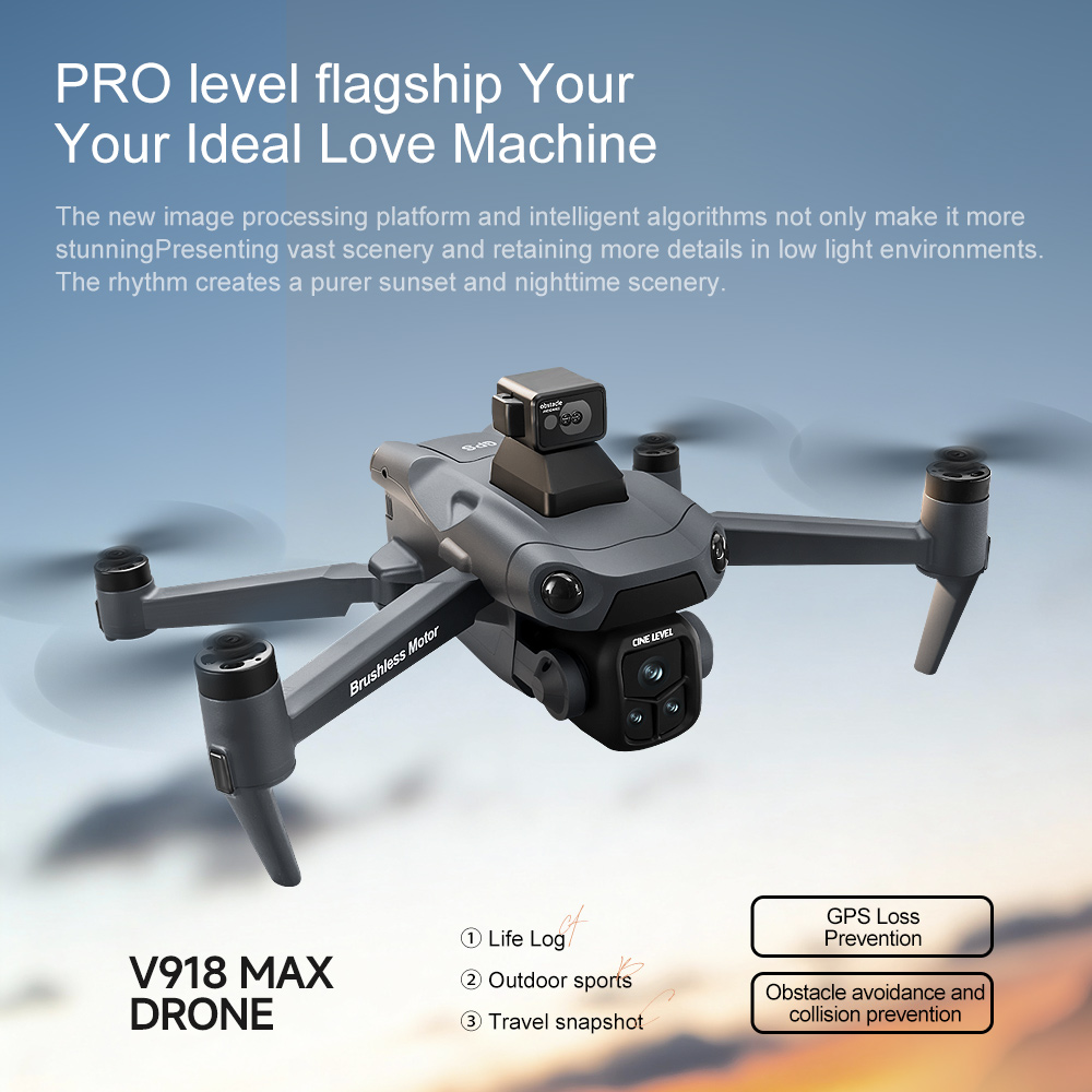 V918 Max Дрон GPS Лазерное пре – обзор и цена Jjrc Drone X12